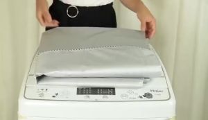 Washing Machine Waterproof Cover Dustproof Sunscreen Cover Washing Machine Top Open Protective Cover