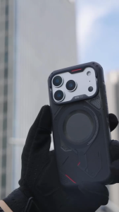 Aulumu A17 Rugged Case Compatible with iPhone 17 Pro / 17 Pro Max Slim Case with Wireless Charging Compatible
