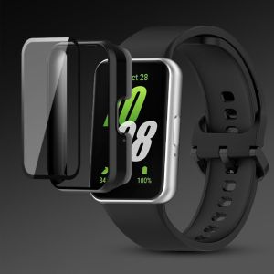 PC Case For Samsung Galaxy Fit 3 Smartwatch Glass Full Cover Hard Bumper Protective Screen Protector Galaxy Fit 3 Accessories