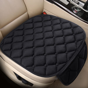 Automotive Seat Cover Soft Fluffy Front Rear Seat Cushion Anti-Slip Bottom Chair Protector Pad For Car Truck SUV Pickup Vehicle