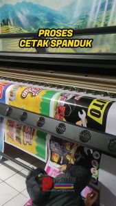 X-Banner Spanduk Banner Es Coklat Viral Masa Kini
