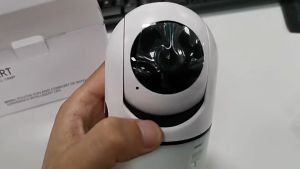 YOOSEE CCTV IP WiFi Camera Wall Lamp LED Night Light PTZ Panorama 360° View Night support Onvif