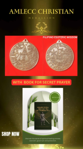 AMLECC Protection & Lucky Charm Medal l Esoteric Amulet