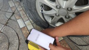 COD SEAMETAL Inflator Pompa Angin Ban Mobil Car Compressor 120W  ATJ 1266 /  pompa angin mobil elektrik portable motor 12 v tekanan tinggi original motor sepeda serbaguna manual terbaik murah digital