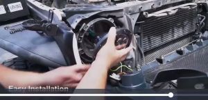 เปลี่ยนแปลงรถ Wrangler ไฟหน้า LED Harley ให้ไฟดัดแปลง - 7 นิ้ว 13 ลูกปัด