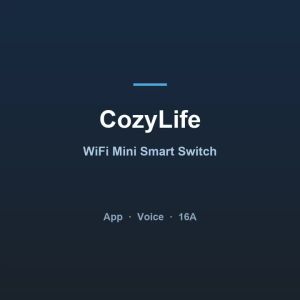 16A 20A WiFi Intelligent Switch Cozylife App Remote Control Smart Switch Module Works with Alexa Google Home 2-Way Relay Breaker
