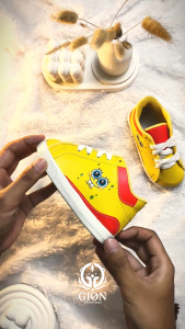 Sepatu Sneakers Anak Bayi 1–3 Tahun Karakter Spongebob – Lucu & Nyaman untuk Balita