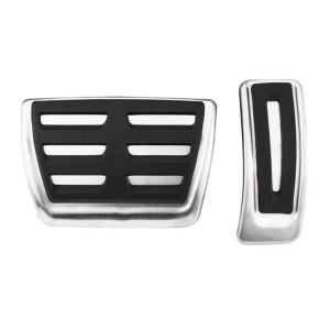 Pedals for Audi A4 B9 A5 F5 2016-2019 Sedan Avant LHD Auto Car Fuel Brake Footrest Pedal Cover Pads Stainless Steel Parts
