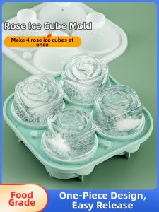 TAFUMAN | Rose Shape Silicone Sphere Ice Maker
