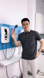 MÁY NƯỚC NÓNG TRỰC TIẾP CÓ BƠM TRỢ LỰC EMPIRE E4500-CB