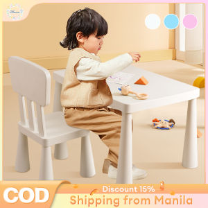 Kids Study Desk & Chair Set - Adjustable 2-in-1 Writing & Drawing Table - Anti-Tip Design for Toddlers to Kids (1-8 Yrs)