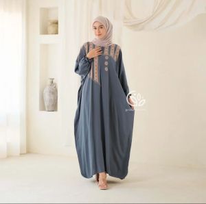 Kaftan Lampung Rayon Batik Busui Super Jumbo