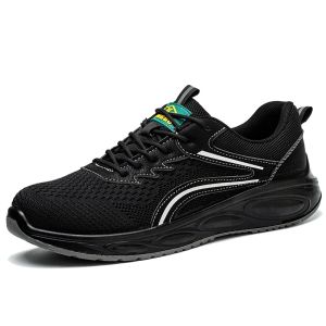 DINGGU | Work Safety Shoes Anti-crush Anti-puncture Steel Toe Electrical Insulation Anti-odor Lightweight Breathable
