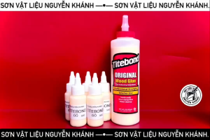 🧴 Keo Dán Gỗ Titebond II Premium Wood Glue – Chai 50g Đỏ | Vật Liệu Sơn Nguyễn Khánh