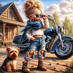 Bộ Tranh Kim Cương 5D DIY - Tranh Ghép Hình Chân Dung Cô Gái Đính Đá Vuông Tròn Đầy Đủ Thêu Tranh Trang Trí Tường Nhà Phong Cách Hoạt Hình Mỹ
