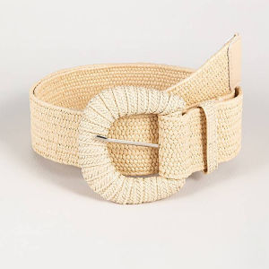 Panda SJK Belt Women Weave Ladies Jeans Pants Waistband Dress Accessories Clothes Korean Fashion Retro Belts Female Adjustable 2023 tali pinggang perempuan