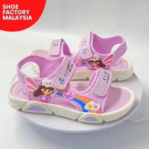 Age 5-8 Yrs Girls Sandals Slippers Size 31-35 Selipar Budak Perempuan  From Shoe Factory Malaysia