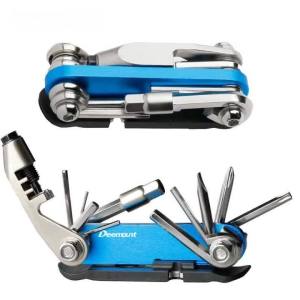Bicycle Repair Tool Kit Multifunctional 14 in 1 Alloy Steel Maintenance Tool Set Cross Screwdriver Chain Cutter