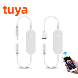 Bộ Điều Khiển Đèn LED RGB Thông Minh Tuya WiFi 12V-24V Điều Khiển Đèn Dải LED Đơn Sắc Hoạt Động Với Ứng Dụng Alexa Google Smart Life.