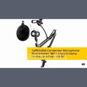 PROMO TaffSTUDIO Stand Mic Condenser Holder 360 Lazypod Clamp Live Tiktok - NB-35