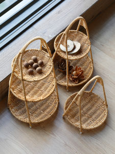 KENS | European Style Rattan Imitation Home Fruit Plate Multi-layer Snack Tray