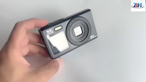 5K Selfie Camera Dual Screen Digital Camera 8000 Megapixel Portable Digital Camera Vlogging Camera  High-definition Camera for Photography and Video