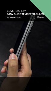 [Combo 2] Dán cường lực Samsung Galaxy Z Fold 7 RINGKE Cover Display Easy Slide Tempered Glass (Màn hình ngoài)