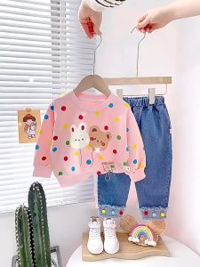 (Promo) SC - 1691 THALIA One Set Anak / Setelan Celana+Atasan AnakCewek / Grosir BajuAnak Termurah / OOTD Pakaian Anak-Anak / BajuSet AnakCewe / SetBaju AnakLaki-Laki (PICO KIDS)