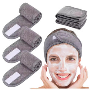 Womens Face Washing Hair Ties Magic Adhesive Wide Edge Headscarves for Outdoors Moon Sitting Personal Hygiene Accessories