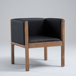 Fanchen Solid Wood Modern Minimalist Beige Single Double Combination Fabric Sofa Living Room Dining Room Sofa Chair Sofa Chair