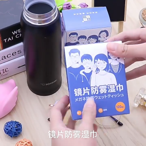 ผ้าเช็ดทำความสะอาดเลนส์ 100 ชิ้น ผ้าเช็ดทำความสะอาดชุบน้ำล่วงหน้า สำหรับแว่นตา หน้าจอโทรศัพท์และเลนส์กล้อง Essentials สำหรับทำความสะอาด