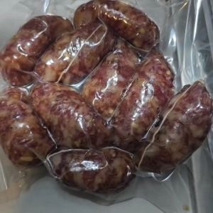 ไส้กรอกอีสานหมูล้วนมันน้อยพิเศษ มีสูตรคีโตเจนิค สูตรเด็ดของทางร้านมีส่วนประกอบสำคัญมากกว่า.10อย่าง