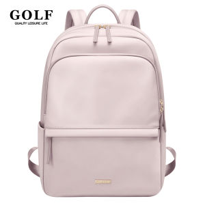 GOLF QUALITY 15.6 inch Laptop Backpack 14 inch Women Office Backpacks Aesthetic Waterproof Travel Lightweight Ladies Back Pack Bag Anti Theft Pink Black