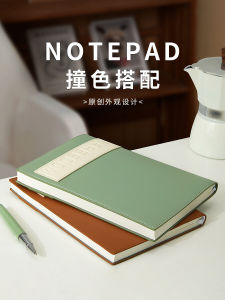 Thickened Soft Leather A5 Notebook for Business Office Meeting Work Note Taking Student Exam Learning Copy High Aesthetic Diary Book