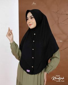 Jilbab hijab kerudung bergo krudung wanita dewasa instan pyet simple daily terbaru new terlaris terkini modern kekinian murah 2023 Khadijah Arrafi AR 783 adem mudah di bentuk cantik pet antem bahan Jersey twist cantik bayar di tempat COD gratis ongkir