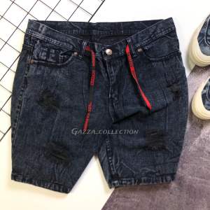 Celana Jeans Pendek Pria Sobek Dewasa Ripped Denim Shortpants Boardshort size 28-38 Celana Pendek Pria