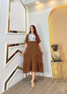 Daster Wanita Dewasa Crinkel kombinasi rayon viscouse