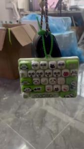 Bandai | Animal Pattern Decompression Keychain|26 Keyboard Keys Pendant|Stress Relief Toy|Bag Pendant Model|Perfect Gift for Kids Adults