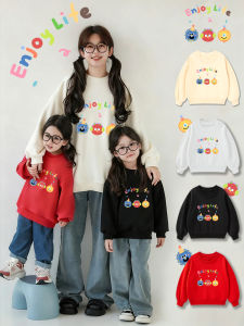 Cartoon Hoodie Family Outfit for Mother Daughter and Son