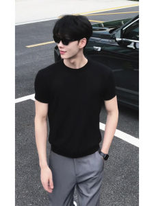 Summer Cooling Elastic Fit T-Shirt Short Sleeve