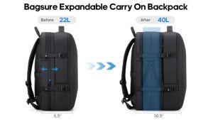 BRUNO CAVALLI Multifunctional 16" Computer Laptop Backpack with USB Charging Port Large Zipper Pocket BN09-BN18568-18 Canvas Laptop Bag Michael Kors Laptop Bag - Lazada