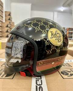 Helm mds magnum solid helm bogo retro pria/wanita original mds terbaru 2024