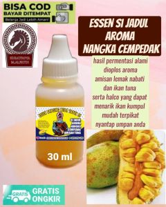 ESSEN SIJADUL PERMENTASI NANGKA CEMPEDAK MIX HALCO dan AMISAN TUNA. Aroma kuat dalam Air untuk merangsang dan memikat ikan. target RAME/BABON untuk semua jenis IKAN  AIR TAWAR Patin Bawal Mas dsn Nila target BABON/RAME untuk galapung/kilogebrus
