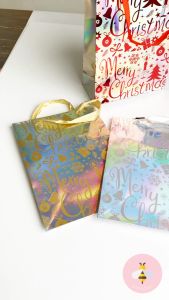 Pinky Bee Kantong Kertas / Paper Bag Natal 24x18x8cm 67271600