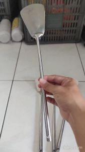 1 pcs Spatula masak / Sutil kayu stainless / Sodet gorengan