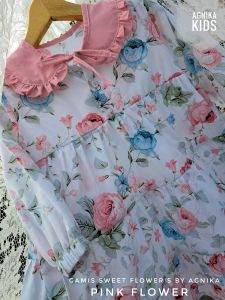 Gamis anak 0 bulan-5 tahun "Sweet Flowers" by AGNIKA ( 100% REALPICT )