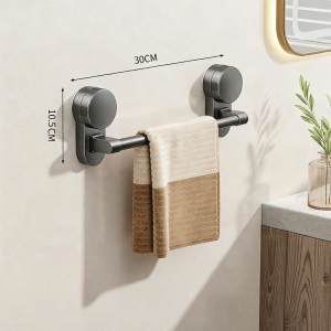 TAOSHI | Suction No-Drill Bathroom Towel Rack