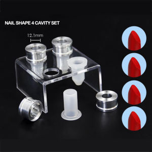 4 Cavities Lipstick DIY Mold 12.1mm Simple Design DIY Makeup Cosmetics Lipstick Mould Silicone Lipstick Mold Making Tool