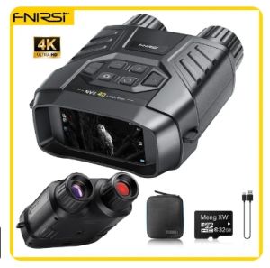FNIRSI NVS-40 Telescope 4K HD Binoculars Night Vision Goggles 6X Digital Zoom 300m Camping Scope Day and Night Dual Use
