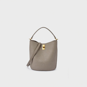 Dissona | Leather Bucket Bag Large Capacity